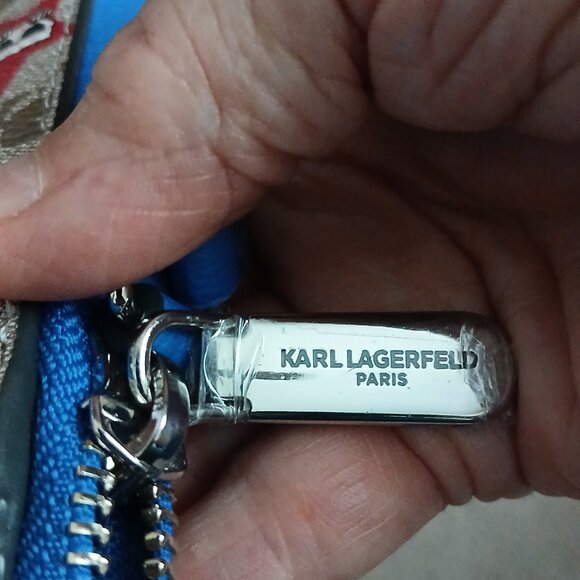 Karl Lagerfeld Paris Cellphone Crossbody Purse - Picture 6 of 6